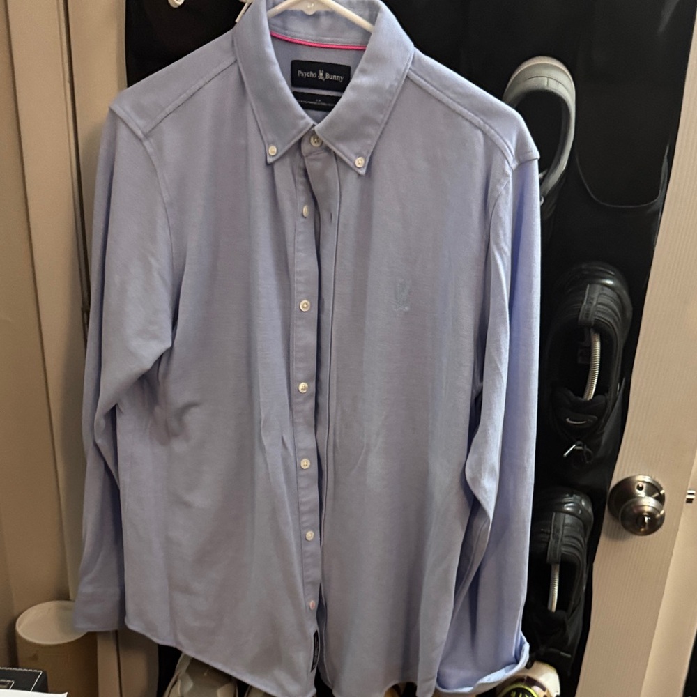 Psycho Bunny dress shirt button up. Mens M.Worn once to a job interview.Gorgeous